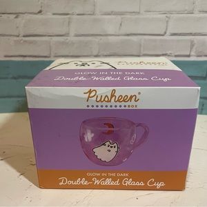 Pusheen Glow in the Dark Double Walled Glass Cup